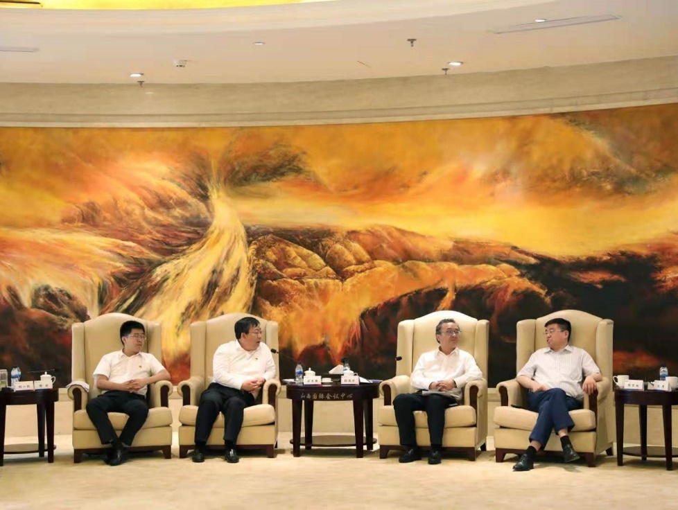 金亞潤環(huán)?？萍级麻L常文光一行赴太原參加“工業(yè)固廢綜合利用”項(xiàng)目政企銀洽談會(huì)